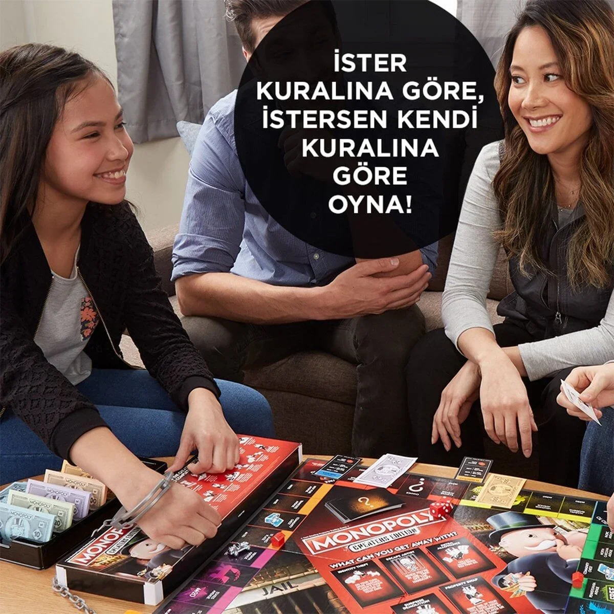 E1871 Hasbro Gaming - Monopoly Cheaters Edition +8 yaş görsel 6