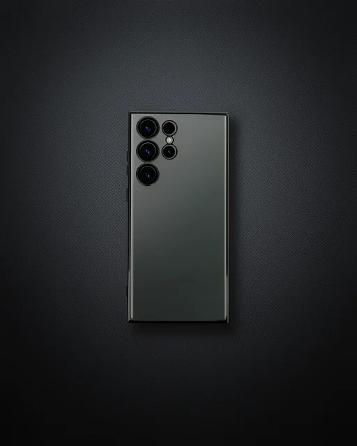 Samsung Galaxy S23 Ultra Kılıf Razer Lensli Silikon - Siyah