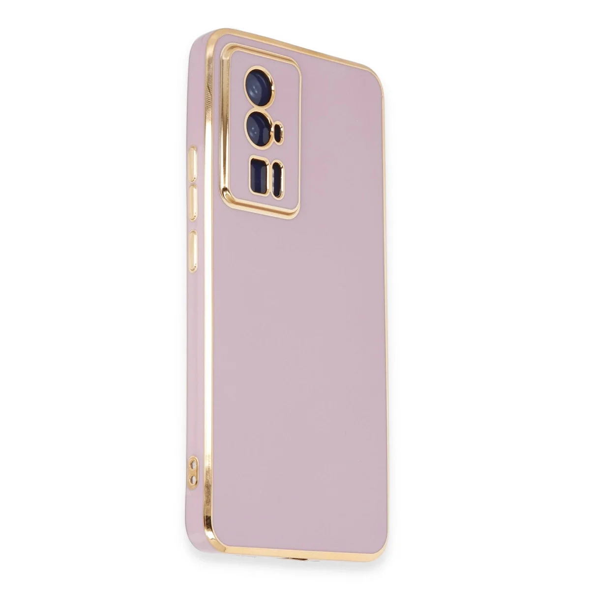 Xiaomi Poco F5 Pro Kılıf Volet Silikon - Mor görsel 2