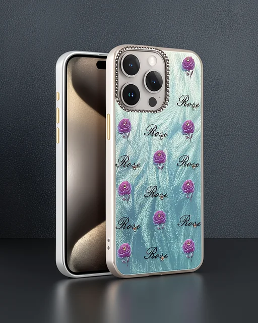 Apple İphone 14 Pro Kılıf Blade Aynalı Desenli Kapak - Desen 9