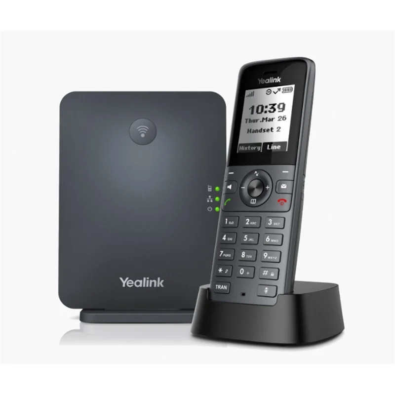 W71P 1.8 Inc Ekran Hd Ses Gürültü Engelleme Ip Dect Telefon (W70B Baz + W71H)