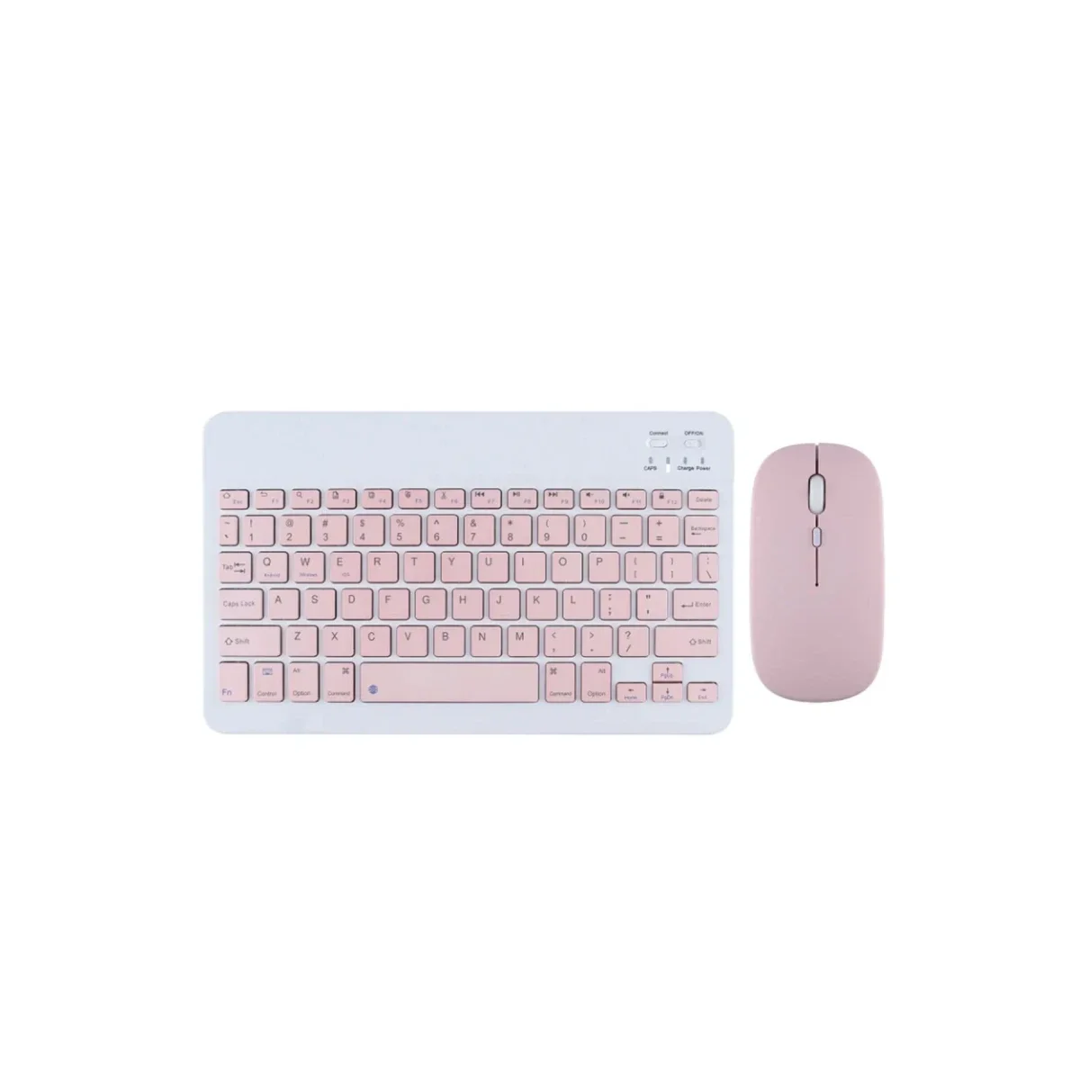 KYB71 Kablosuz Türkçe Q Klavye Mouse Set - Pembe