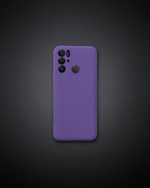 Tecno Pova Neo Kılıf Nano İçi Kadife Silikon - Mor
