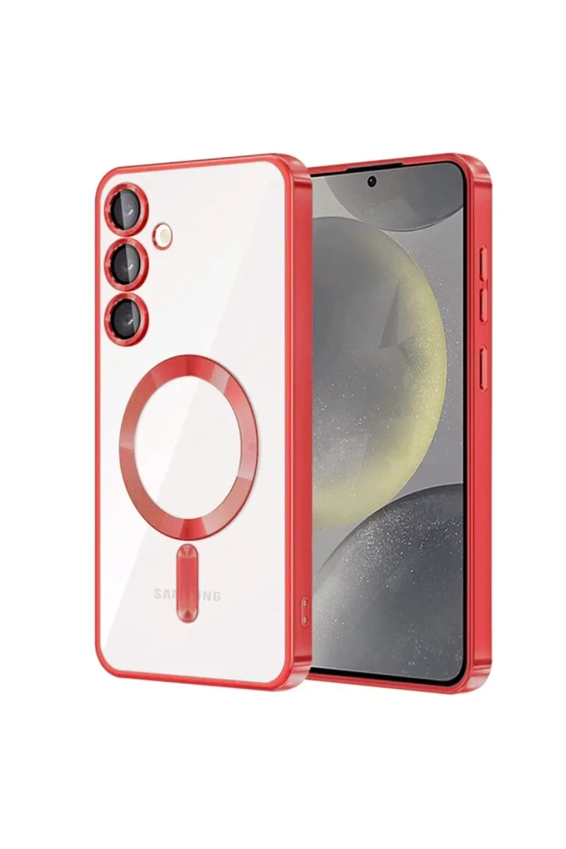 Samsung Galaxy S24 Plus Kılıf Kross Magneticsafe Kapak - Kırmızı