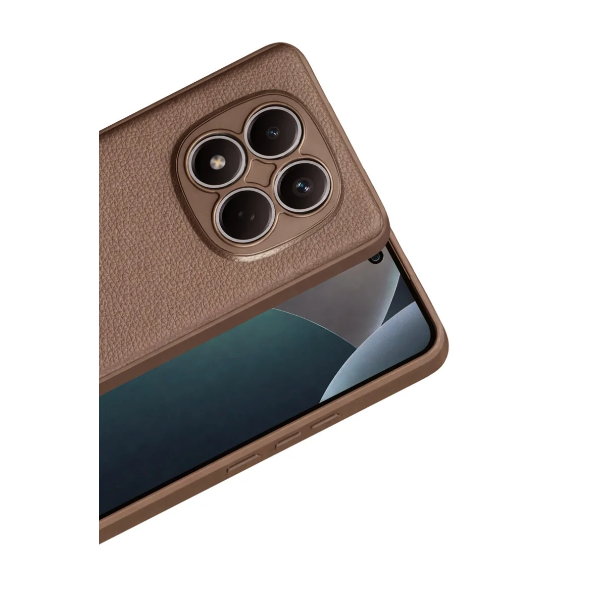 Xiao Red Note 15 Pro 5g Thermax Silikon Kılıf - Kahverengi görsel 2