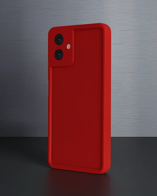 Samsung Galaxy A06 Kılıf Viera Silikon - Kırmızı