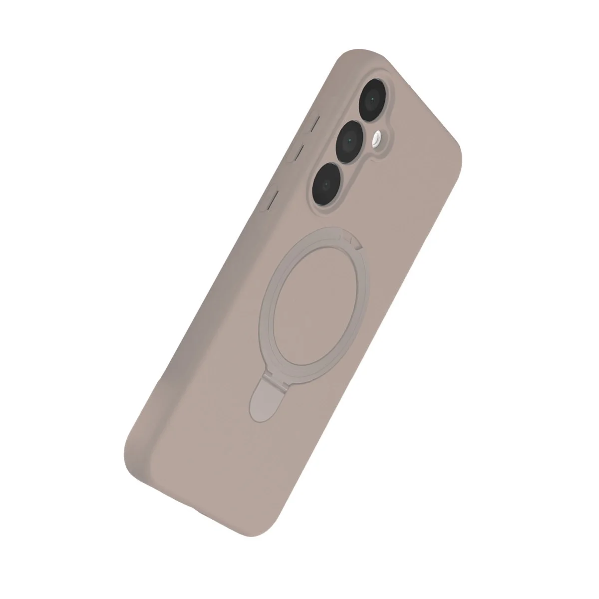 Samsung Galaxy A16 5g Regal Magsafe Standlı Kapak - Çöl Titanyum görsel 4