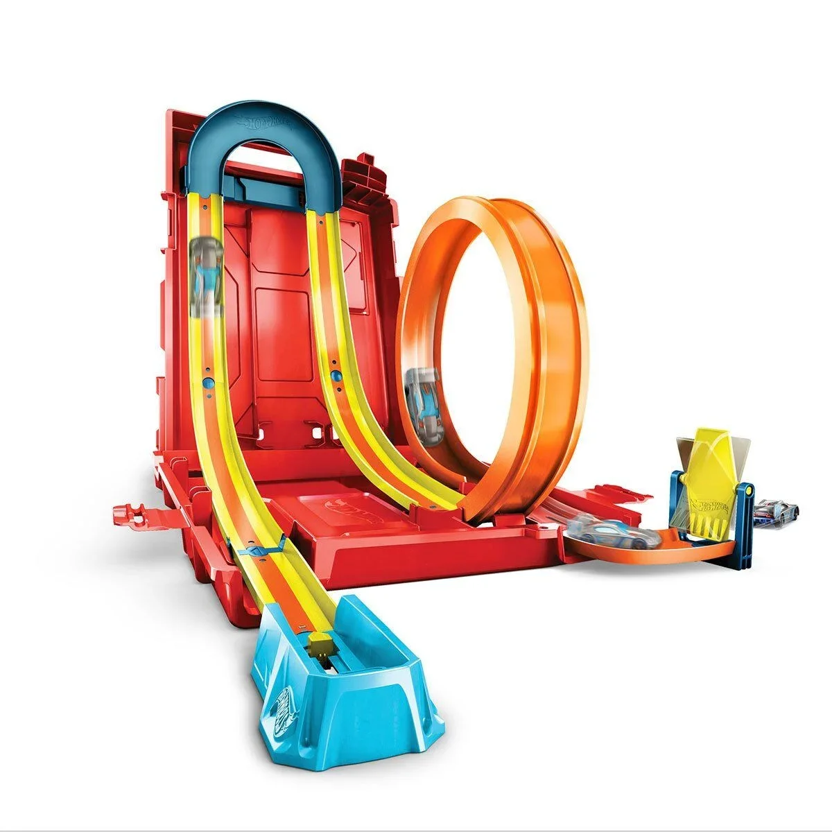 HDX78 HW Track Builder Benzin Bidonu Akrobasi Seti, Hot Wheels Track Builder görsel 5
