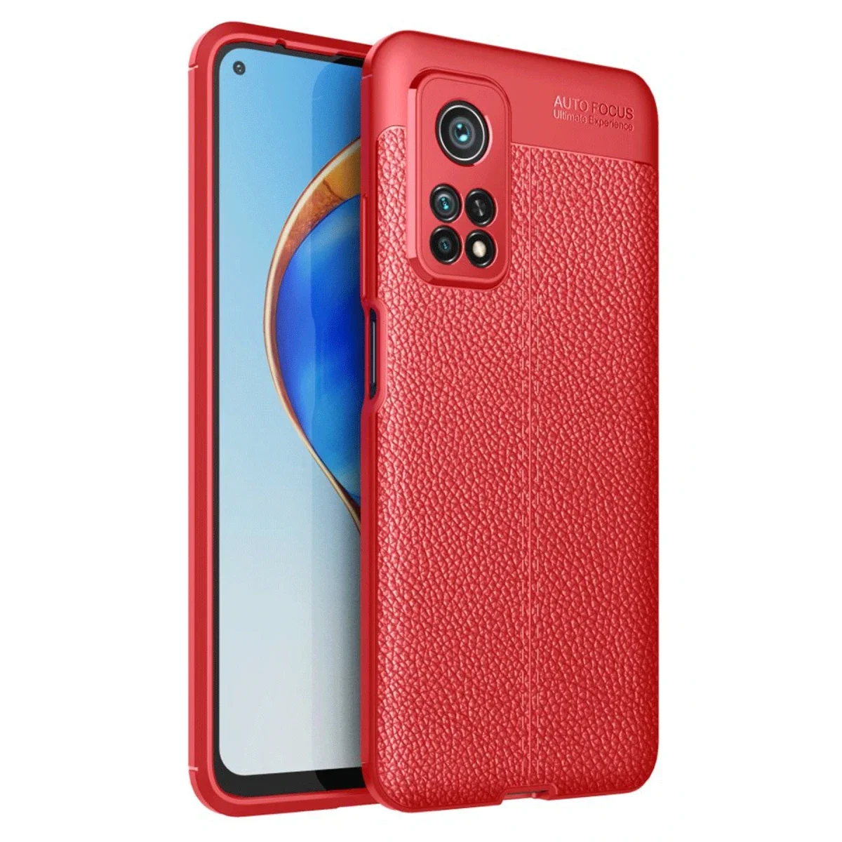 Xiaomi Mi 10T Pro Kılıf Auto Focus Kapak - Kırmızı