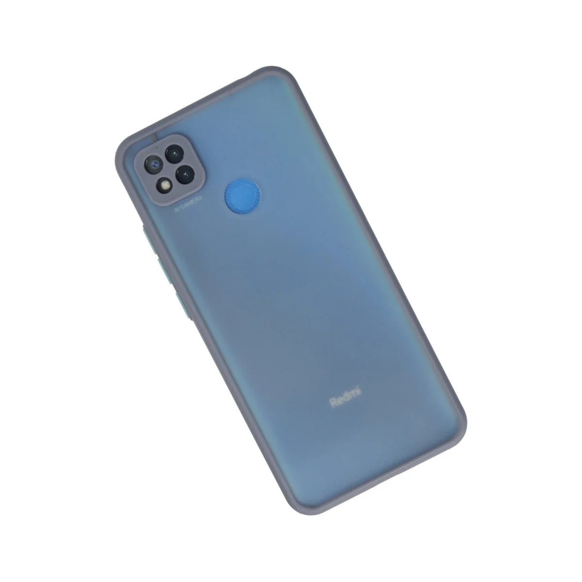 Xiaomi Redmi 9c Kılıf Montreal Silikon Kapak - Gri görsel 2
