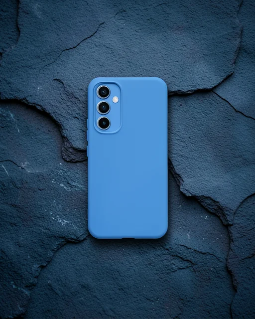 Samsung Galaxy A54 5g Kılıf Nano İçi Kadife Silikon - Mavi