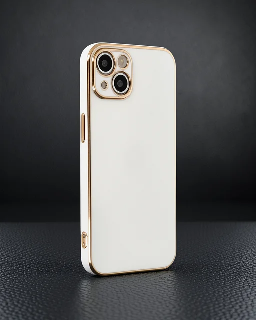 Apple İphone 14 Kılıf Volet Silikon - Beyaz