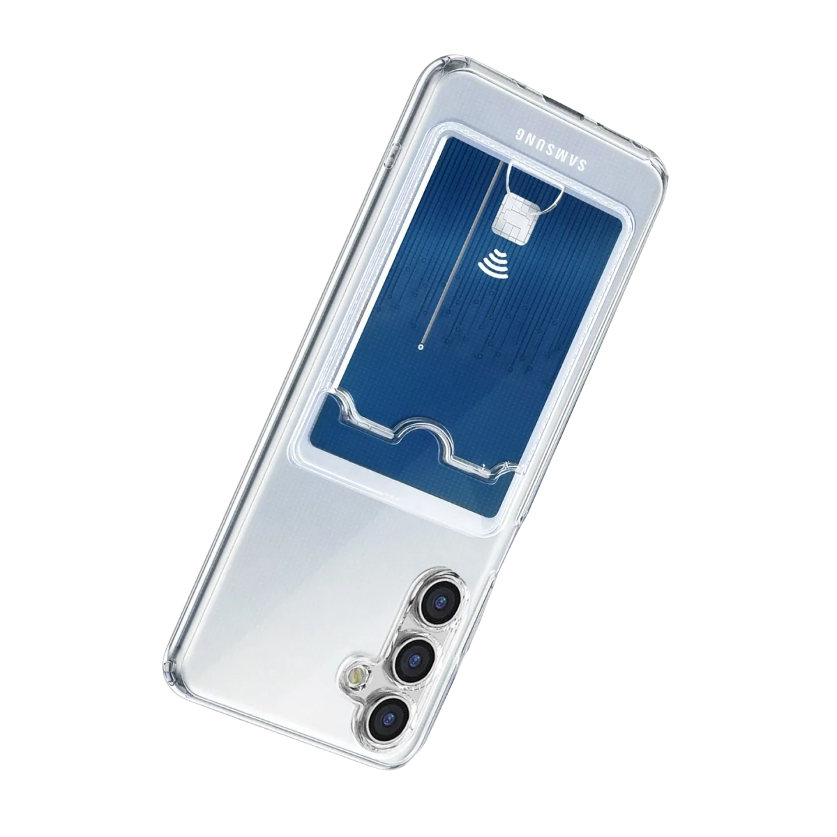 Samsung Galaxy A57 5g Kart Şeffaf Silikon - Şeffaf görsel 3