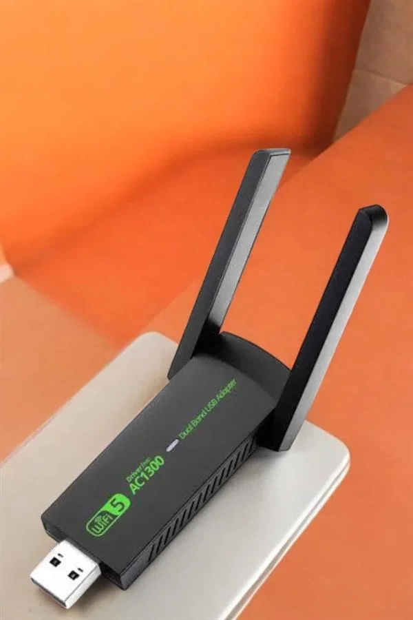 Wifi Adaptör Çift Bantlı Kablosuz Wifi Adaptörü görsel 3