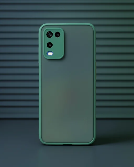 Oppo A54 4g Kılıf Montreal Silikon Kapak - Yeşil
