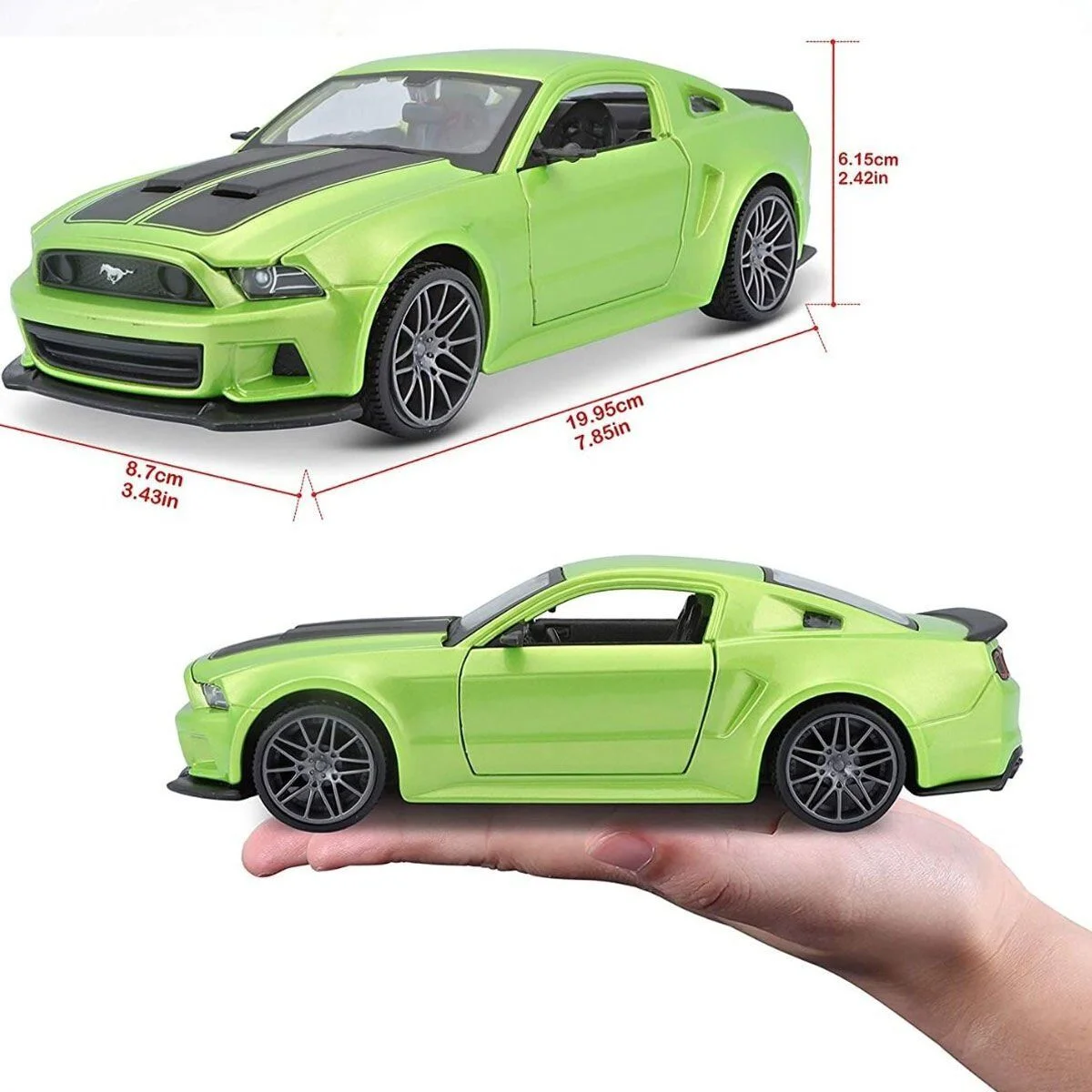 MAY 31506 2014 Ford Mustang Street Racer 1:24 Model Araba -Necotoys görsel 3