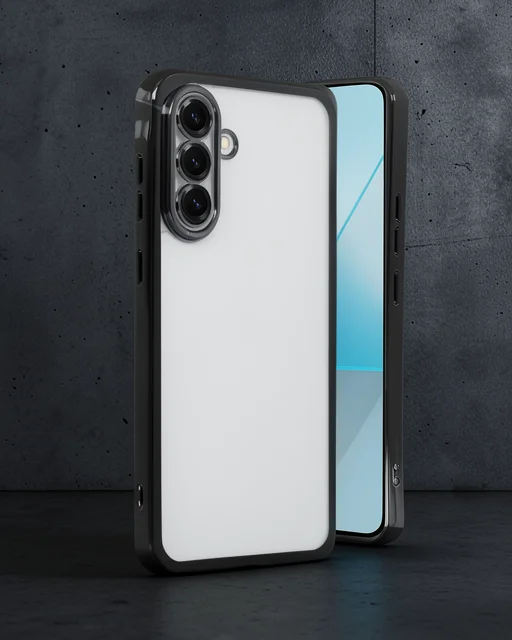 Samsung Galaxy A56 Kılıf Razer Lensli Silikon - Siyah