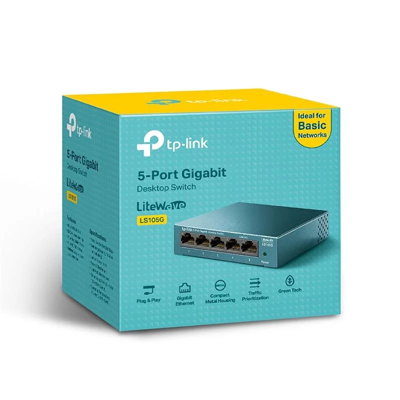 LS105G 5 Port Gıgabıt Metal Kasa Swıtch