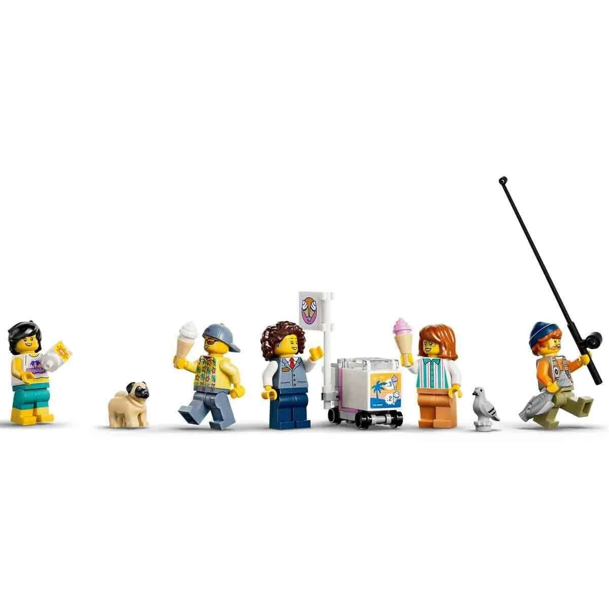 60506 Lego City Klasik Plaj Tramvayı 693 parça +7 yaş görsel 4