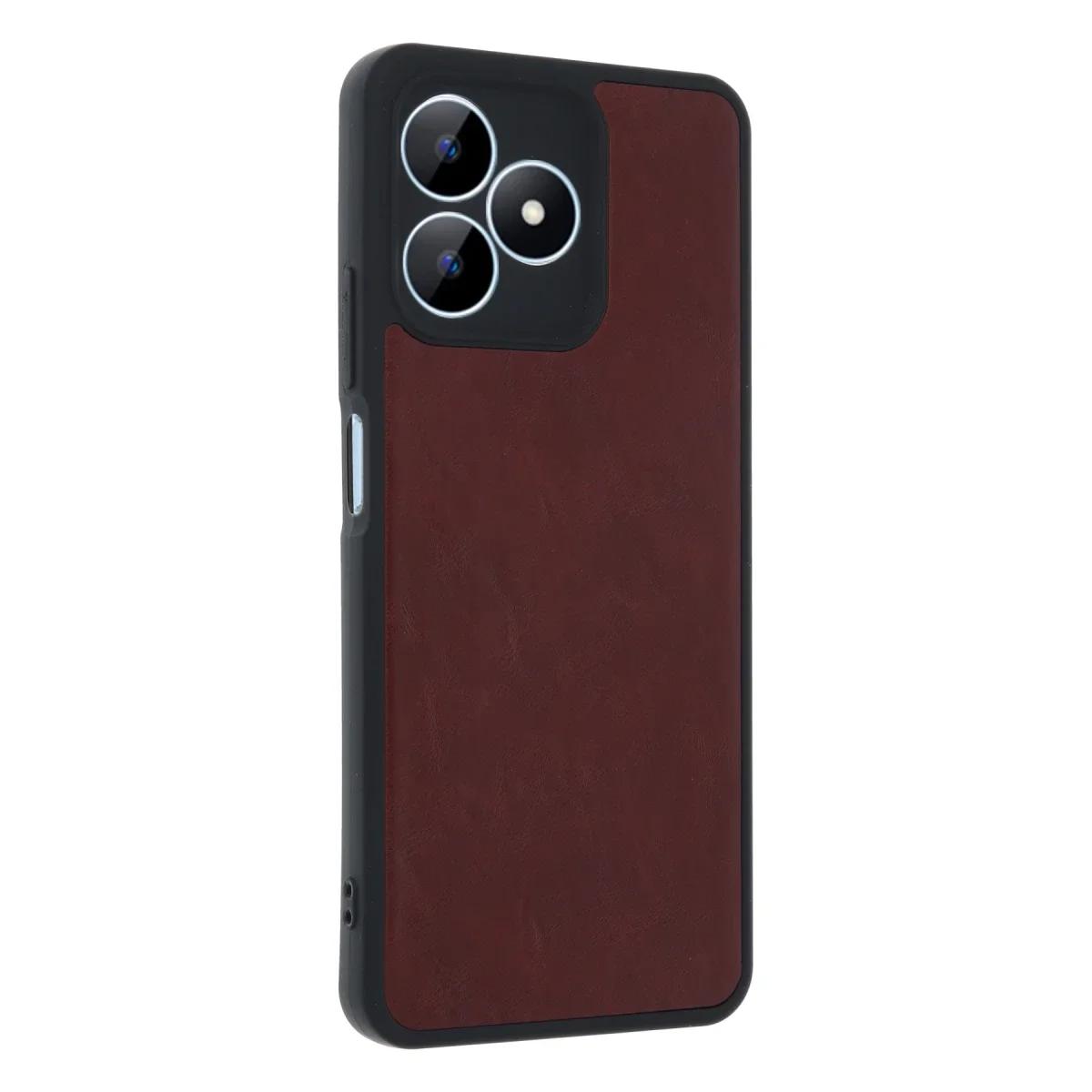 Realme Note 50 4G Kılıf Aras Deri Kapak - Bordo görsel 2