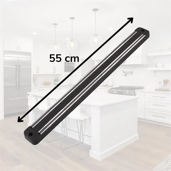 Mıknatıslı Paslanmaz Duvar Bıçak Askısı Standı 55 Cm Aparat görsel 5