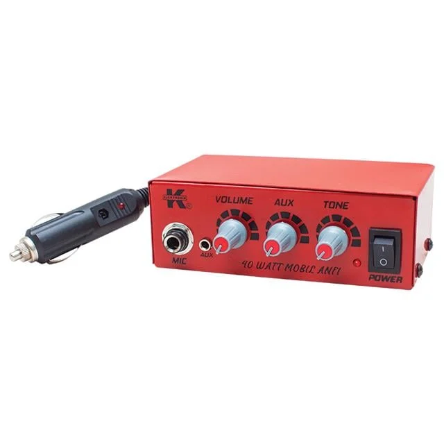 12 Volt 40 Watt ni Metal Kasa Pazarcı Anfisi