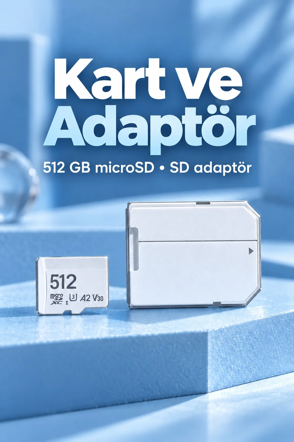 Hafıza Kartı 512 GB ve SD Adaptör Seti