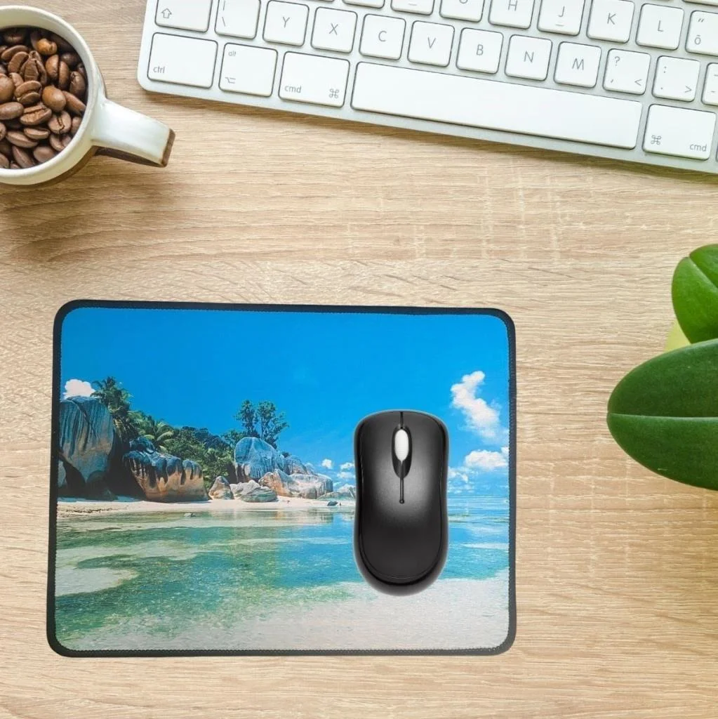25x32 cm Küçük Boy Mouse Pad Manzara Ada görsel 5