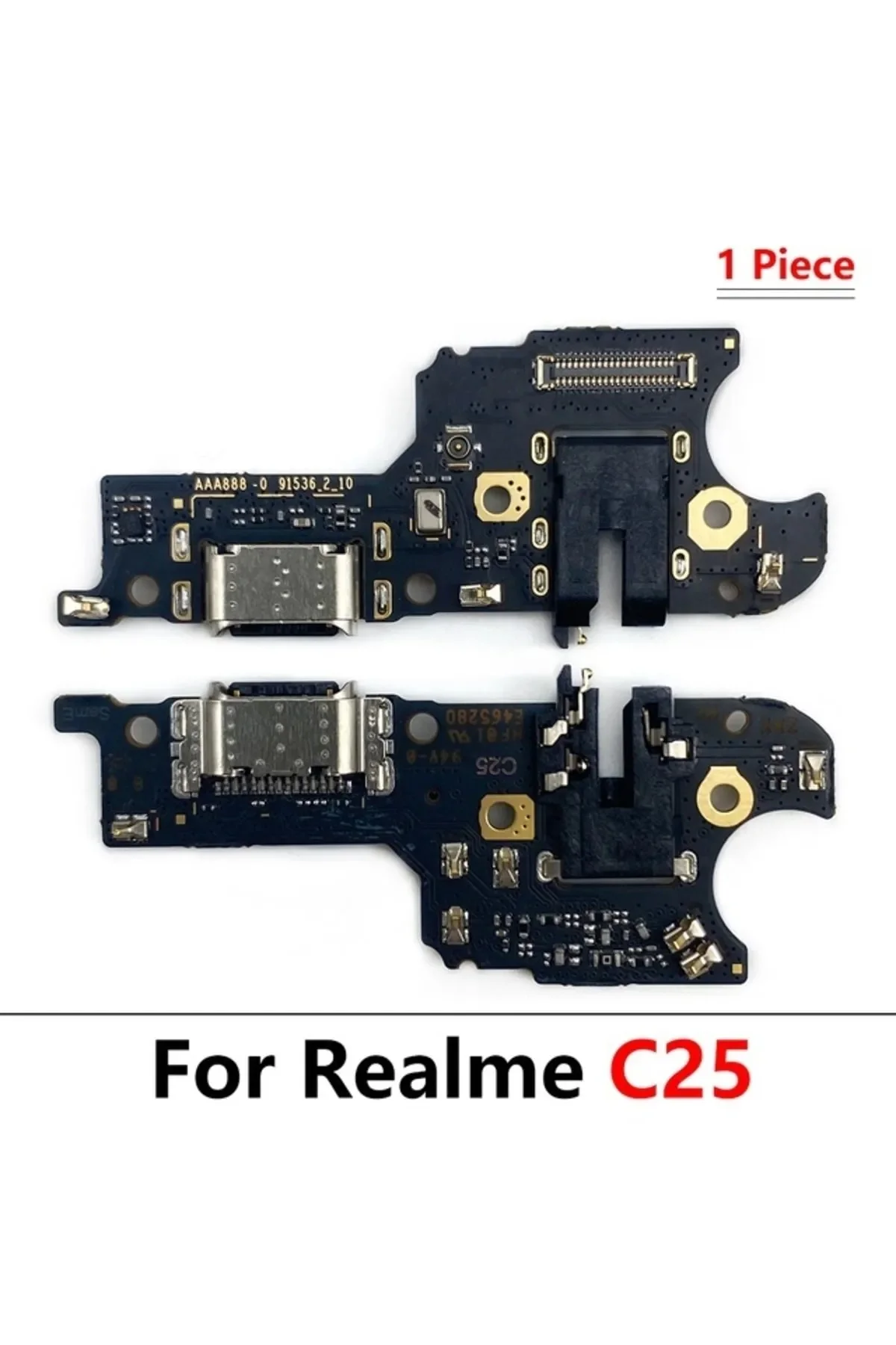 Realme C25 Şarj Soketi Kulaklık Soketi görsel 3
