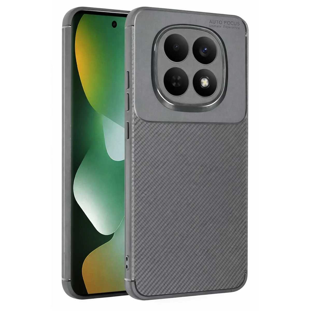Xiao Red Note 15 4g Auto Focus Karbon Kapak - Gri