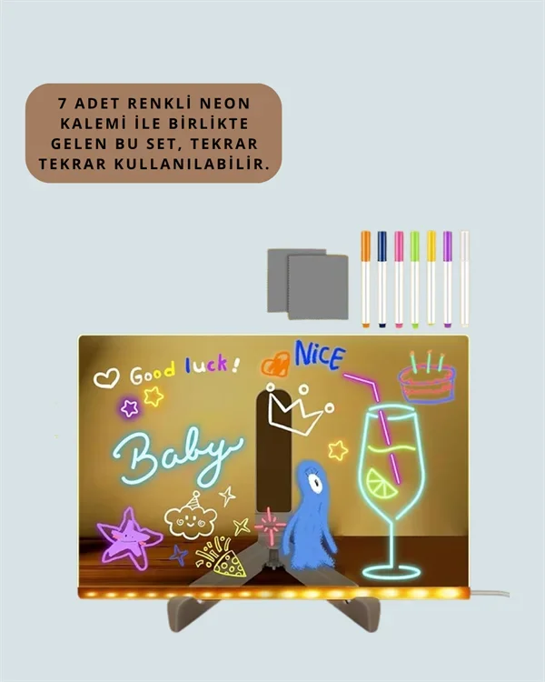 Işıklı Yazı Tahtası görsel 3