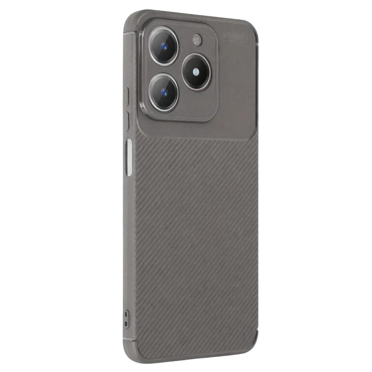 Realme C61 Kılıf Auto Focus Karbon Kapak - Gri