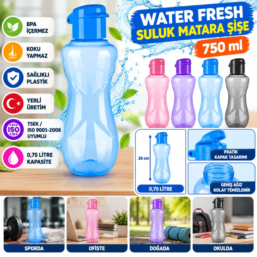 Water Fresh Suluk Matara Şişe 750 ml