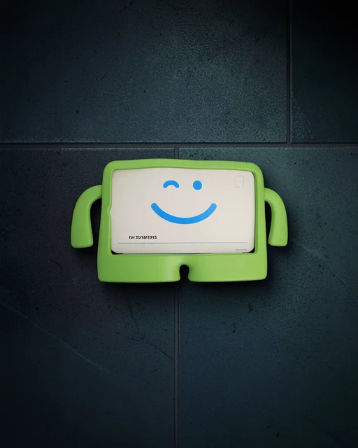 Apple İpad 2022 10.9 (10.nesil) Kılıf Karakter Tablet Silikon - Yeşil
