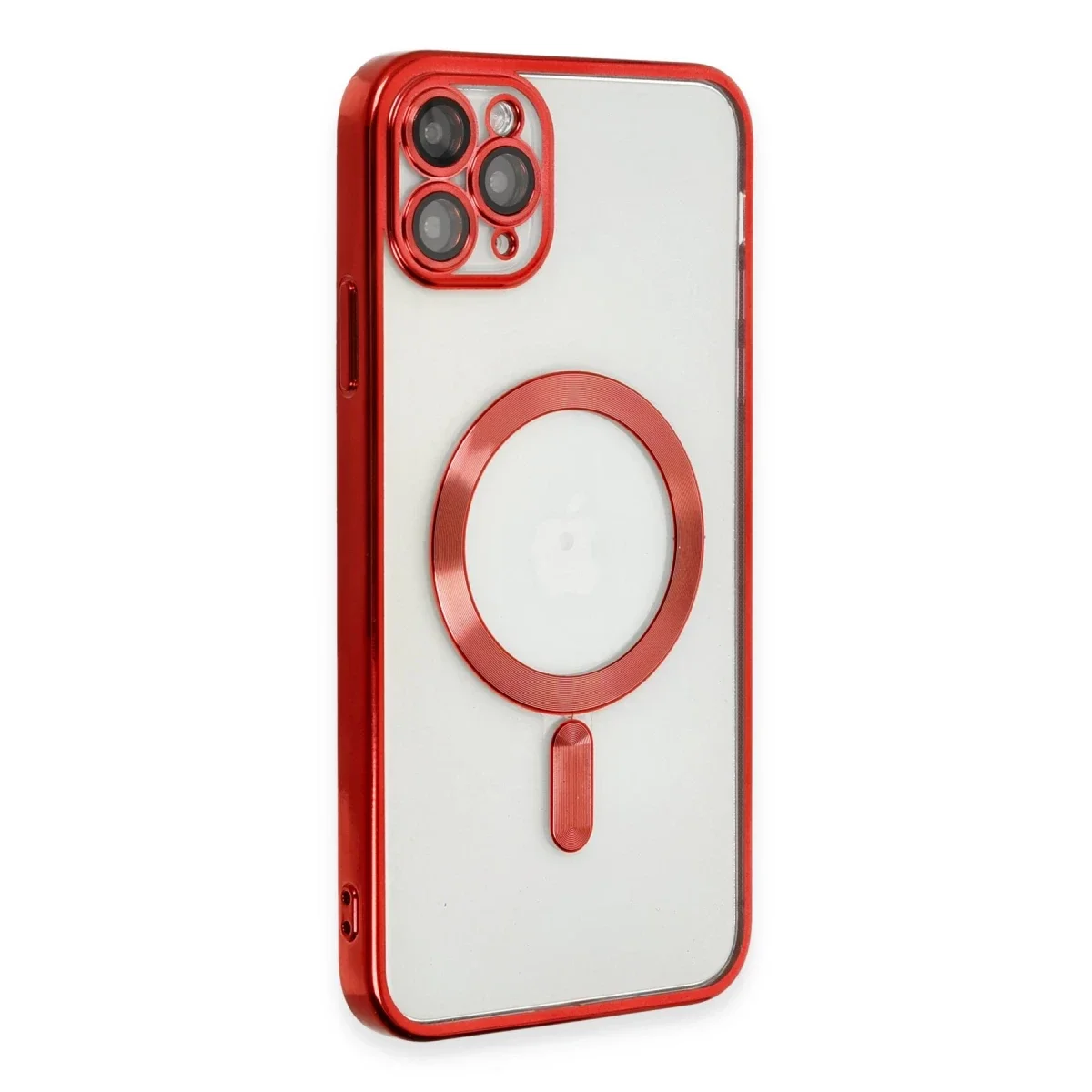 Apple iPhone 11 Pro Max Kılıf Kross Magneticsafe Kapak - Kırmızı görsel 2
