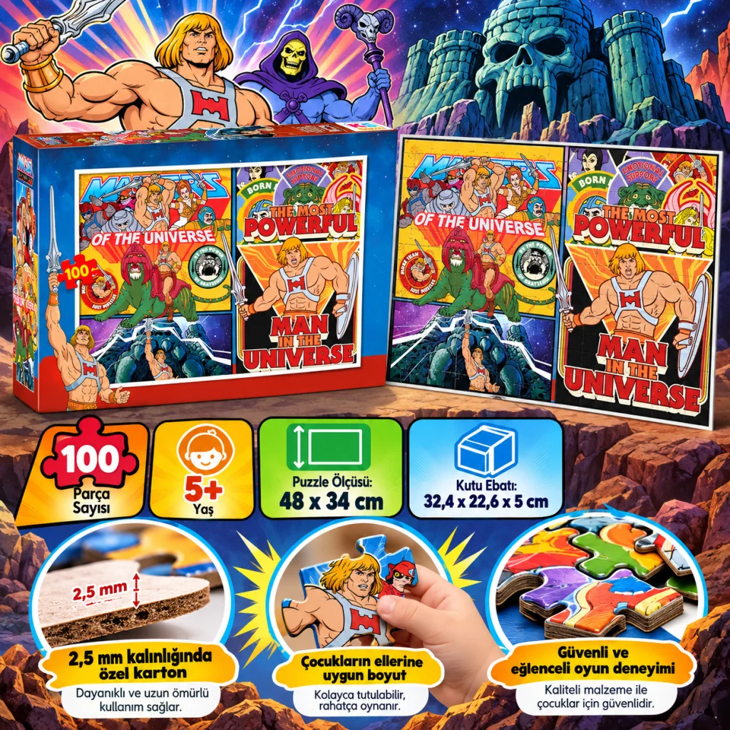 Hm 709 He Man Masters Of The Unıverse 50 Parça