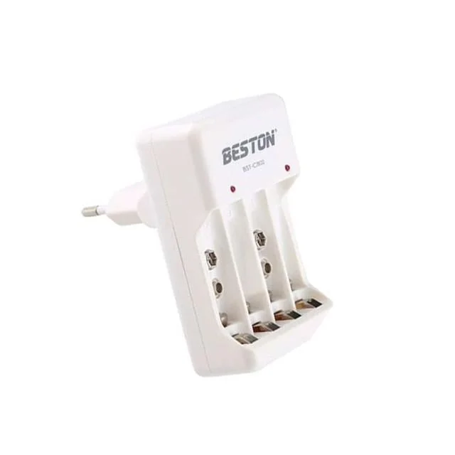 Beston BST-C802 2 - 4 Adet AA/AAA * 1 - 2 Adet 9 Volt Pil Şarj Cihazı görsel 5
