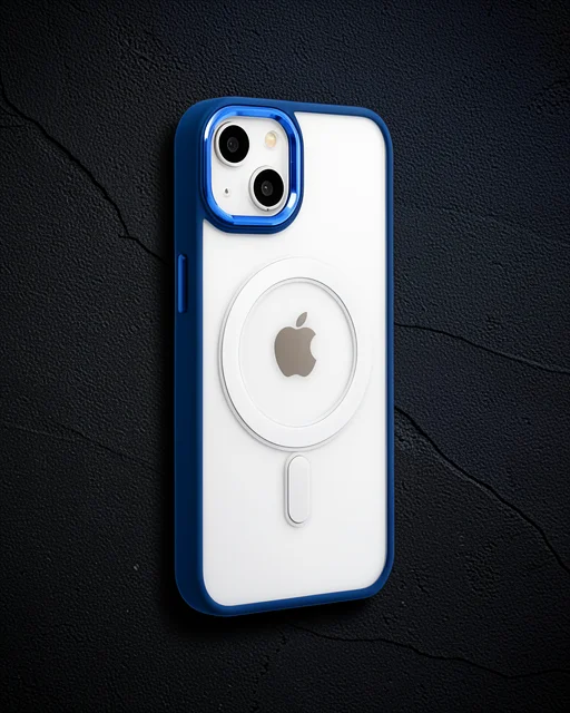 Apple İphone 15 Pro Kılıf Room Magneticsafe Silikon - Lacivert