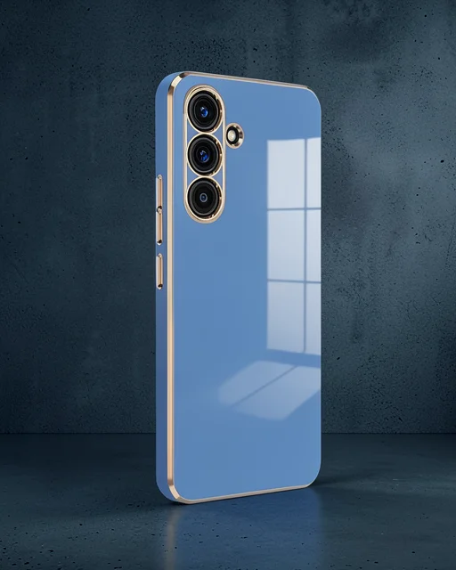 Samsung Galaxy S25 Plus Kılıf Volet Silikon - Mavi