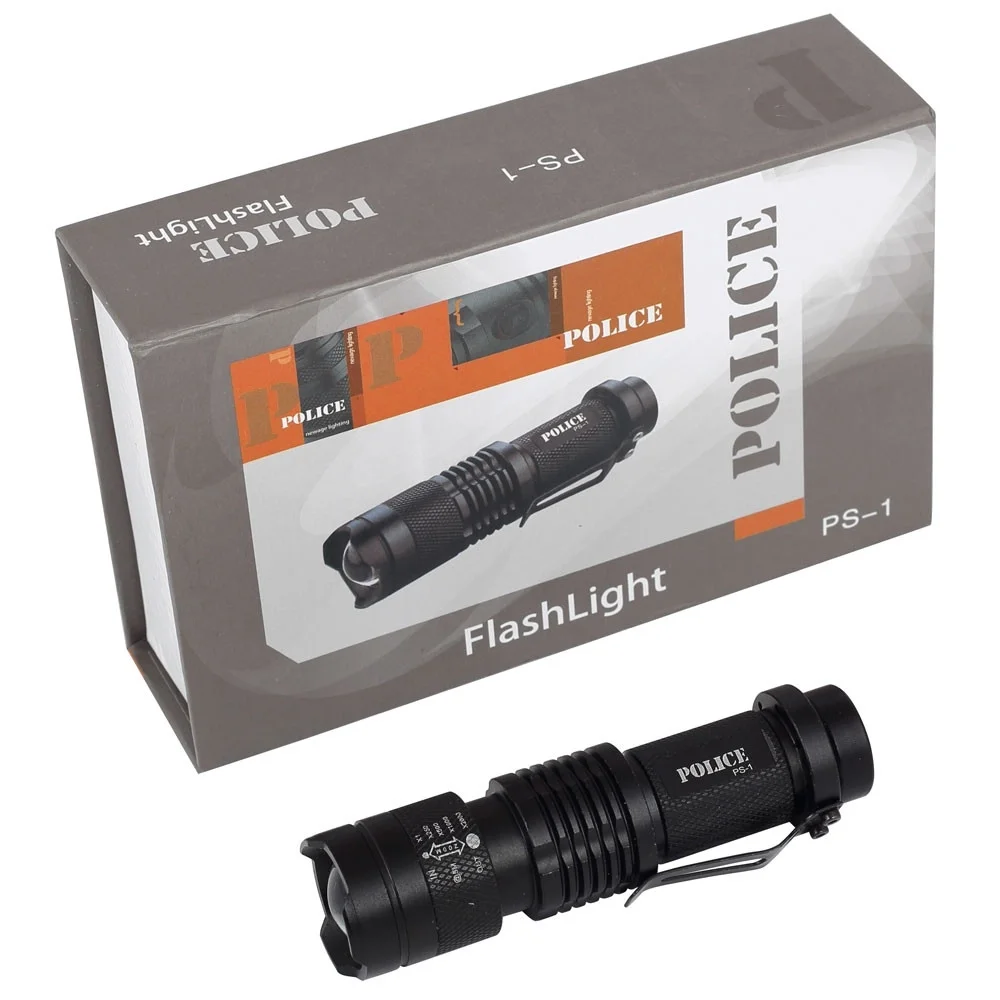 PS-1 Cree LED Şarj Edilebilir El Feneri Full Set görsel 2