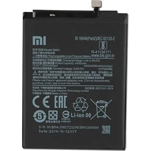 Redmi Note 8 Pro (BM4J) Batarya Pil 4500 mAh görsel 2