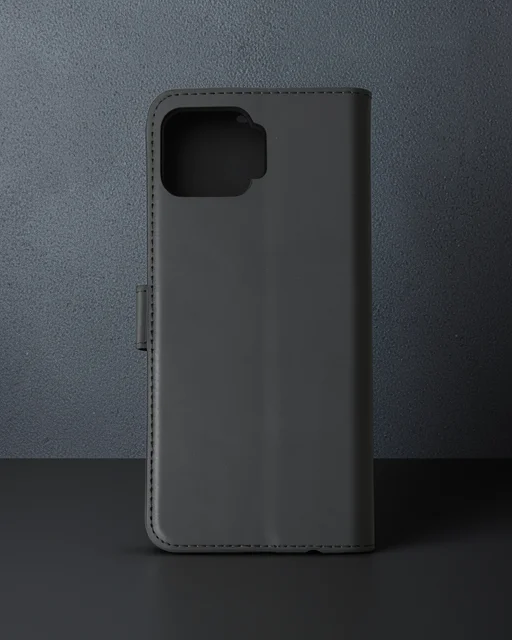 Oppo Reno 4 Lite Kılıf Trend S Plus Kapaklı Kılıf - Siyah
