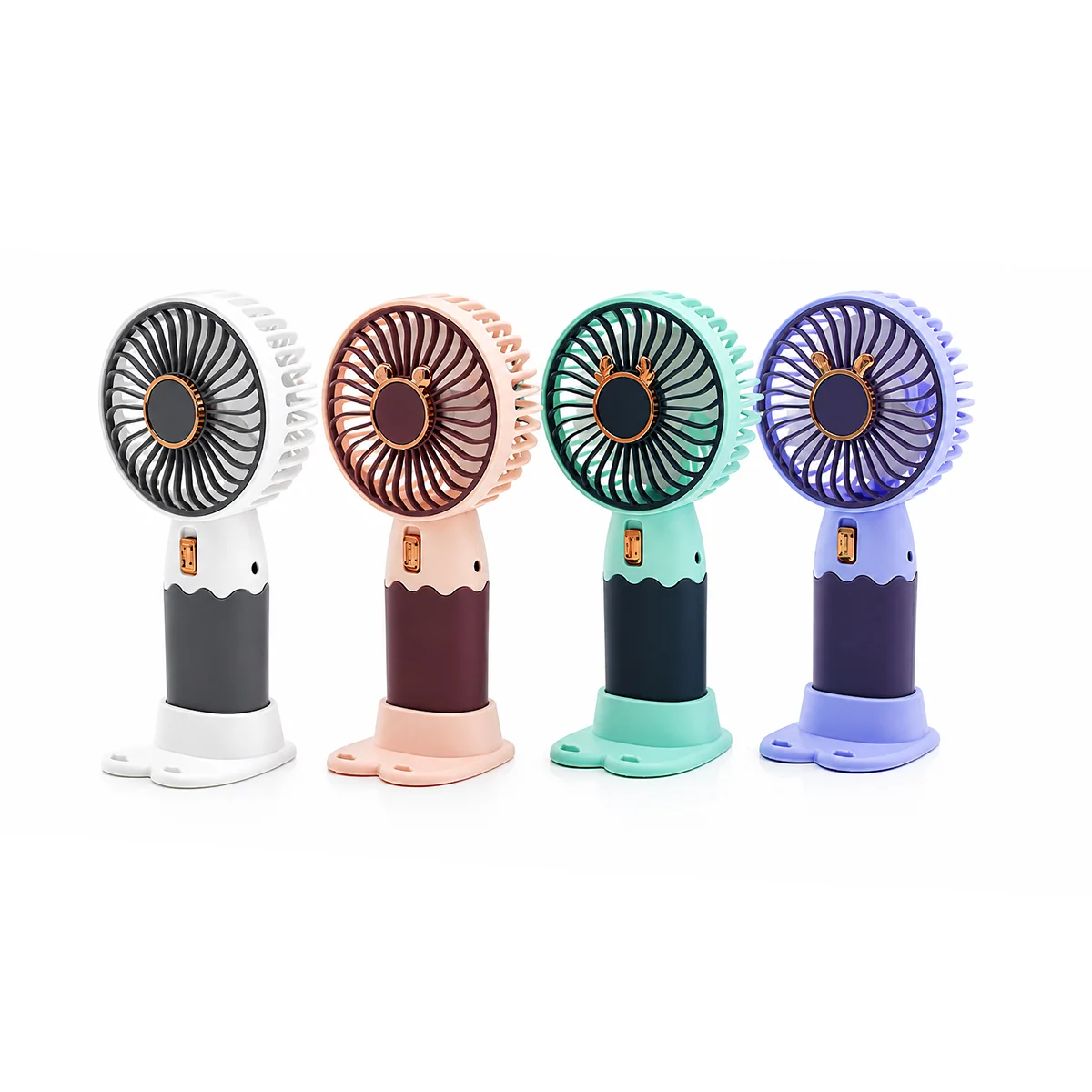 Mini El Fanı Masaüstü Ayaklı 1 Kademe Vantilatör görsel 2
