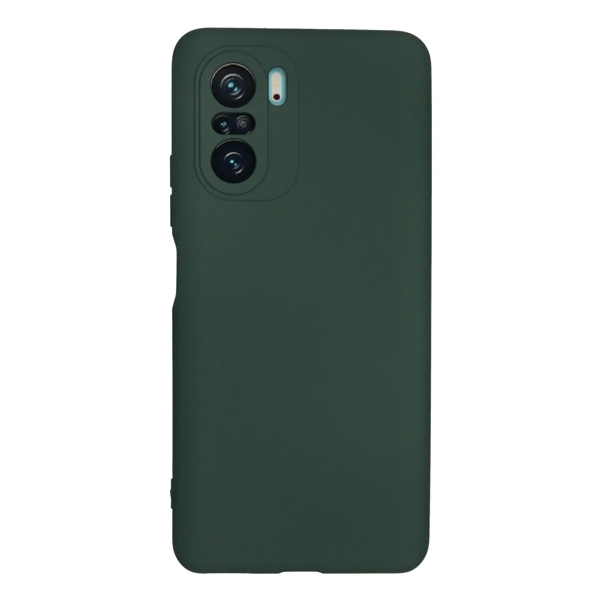 Xiaomi Poco F3 Kılıf Nano İçi Kadife Silikon - Koyu Yeşil