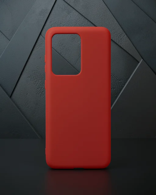 Samsung Galaxy S20 Ultra Kılıf Nano İçi Kadife Silikon - Kırmızı