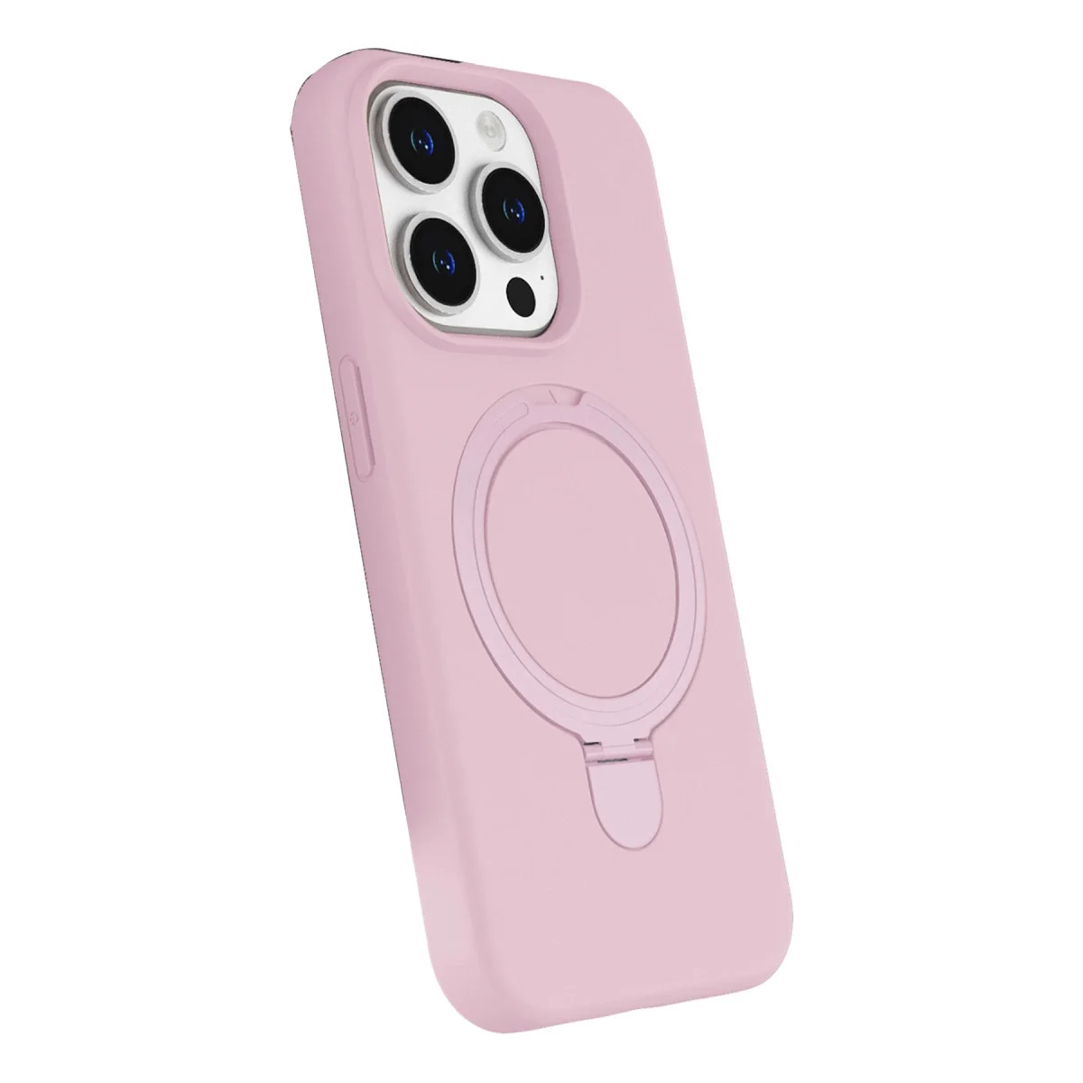 Apple İphone 14 Pro Max Regal Magsafe Standlı Kapak - Açık Pembe görsel 2