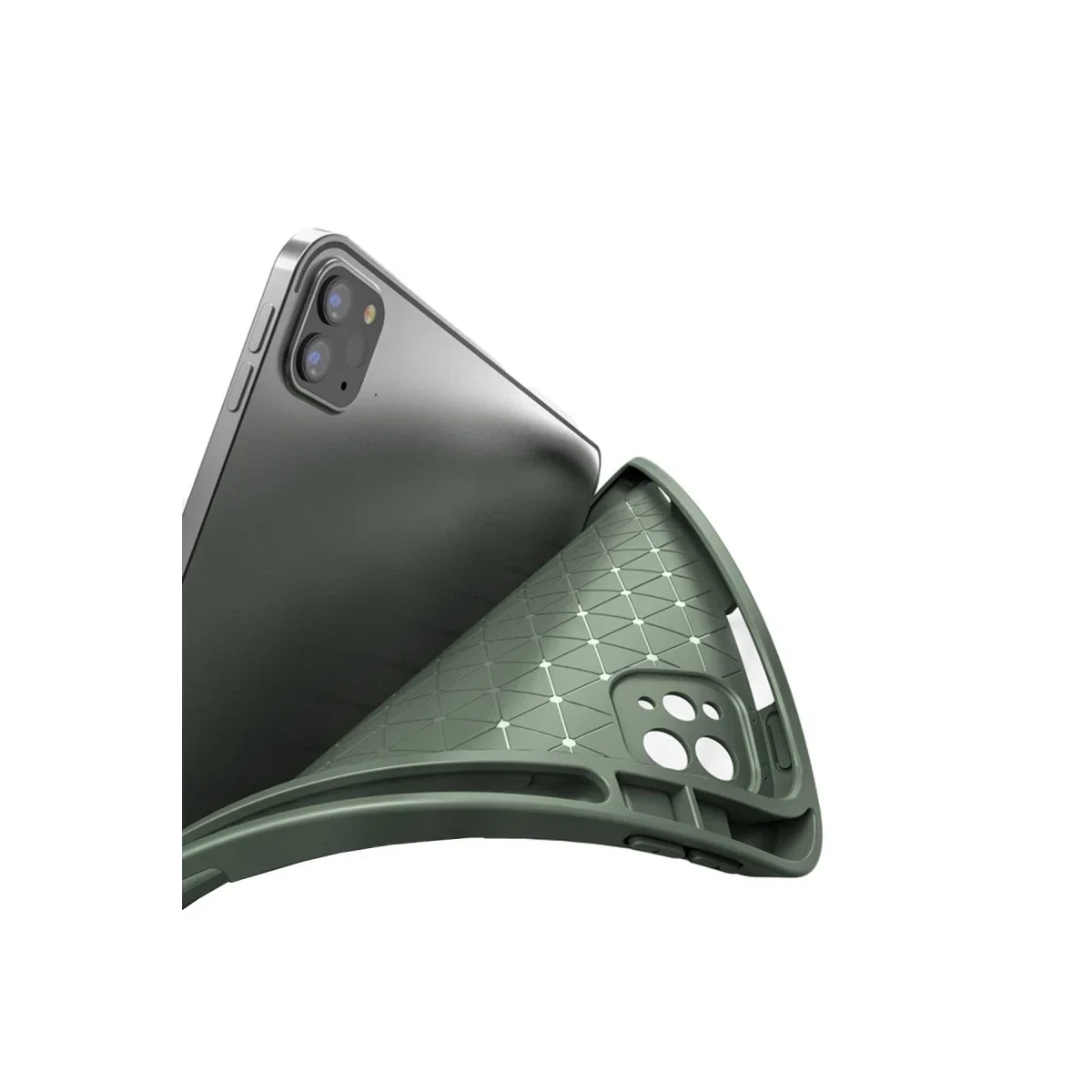 Apple iPad 10.2 (7.nesil) Kılıf Tablet Focus Silikon - Siyah görsel 3