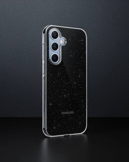 Samsung Galaxy A15 4g Kılıf Glow Kapak - Siyah