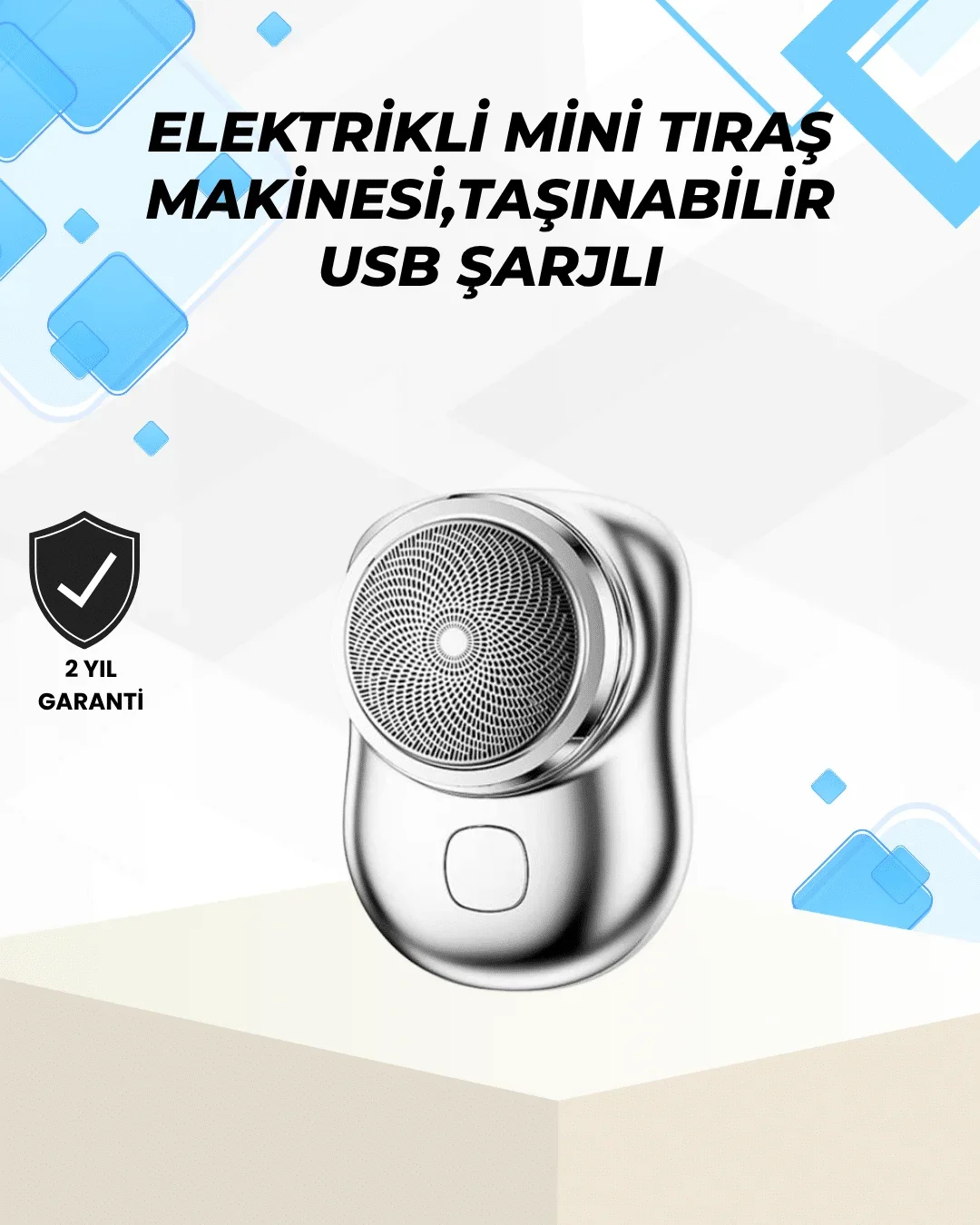 Islak-Kuru Kullanımlı Suya Dayanıklı ni Tıraş Cihazı