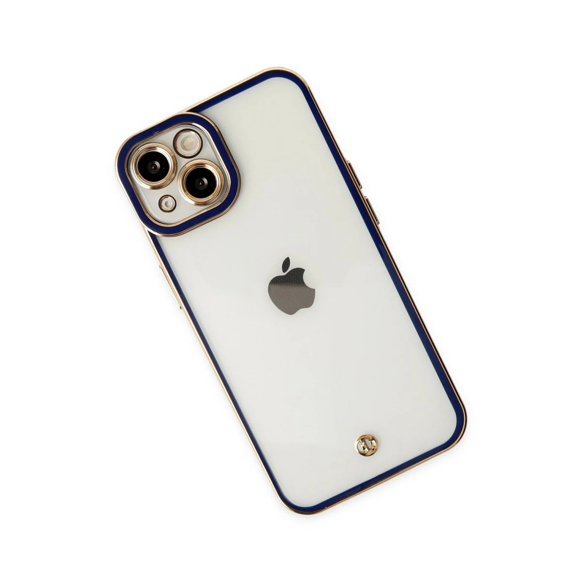 Apple İphone 14 Plus Kılıf Liva Lens Silikon - Mavi görsel 3